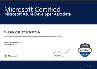 Azure Developer Associate Certificate